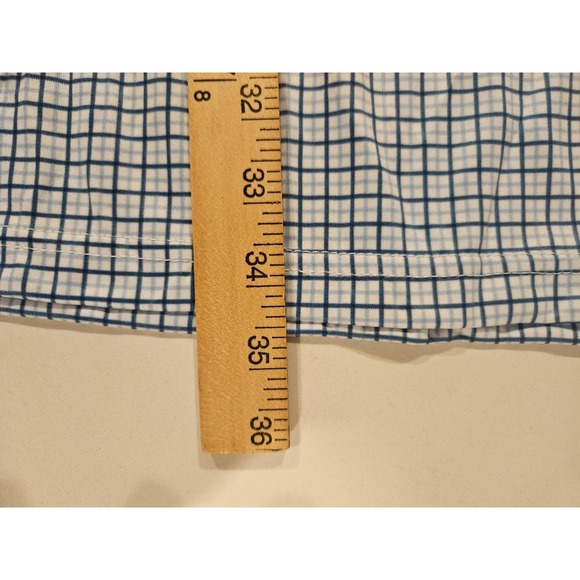 NWOT Collars And Co Dress Collar Polo Mens 2XL TALL Blue Tattersall Check Golf - Picture 9 of 11